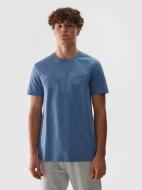 Футболка 4F TSHIRT M1155 / TSHIRT M1155 4FWSS24TTSHM1155-32S р.L голубой Футболка 4F TSHIRT M1155 / TSHIRT M1155 4FWSS24TTSHM1155-32S р.L голубой