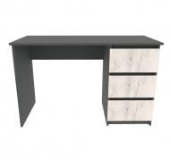 Стол компьютерный DC OSCAR графитовый/дуб белый крафт