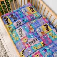 Комплект постільної білизни дитячий Cats фіолетовий Zastelli