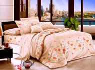 Комплект постельного белья семейный 15394-10 персиковый Zastelli
