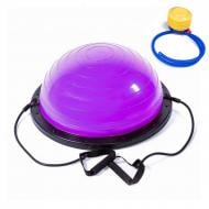 Балансировочная платформа EasyFit Bosu Ball 60 см с ножками фиолетовый (EF-2324)