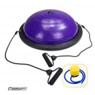 Балансувальна платформа EasyFit Bosu Ball 60 см з ніжками фіолетовий (EF-2324)