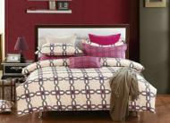 Комплект постельного белья евро SH 78151 фиолетовый Zastelli