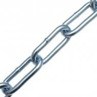 Цепь длиннозвеньевая Load-Tech ОЦ 8 мм на метраж пог. м DIN 5685С цинк