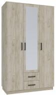 Шкаф Симпл 3д2ш 2050х1200х520 мм дуб крафт серый / дуб крафт серый
