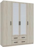 Шкаф Симпл 4д2ш 2050х1600х520 мм дуб сонома / дуб сонома