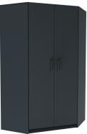 Шкаф угловой Симпл 2050х1500х1500 мм графит / графит
