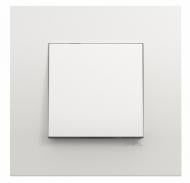 Выключатель одноклавишный одноклавишный Efapel Quadro без подсветки белый 4601112 SBR