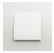 Выключатель одноклавишный проходной проходной одноклавишный Efapel Quadro без подсветки белый 4607112 SBR