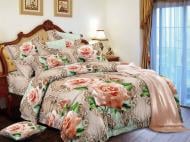 Комплект постельного белья евро 16M-88 бежевый Zastelli