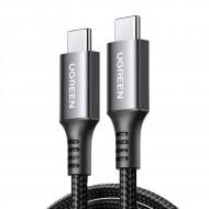 Кабель UGREEN US567 USB-C to USB-C PD (15373) 1 м grey/black (15373)