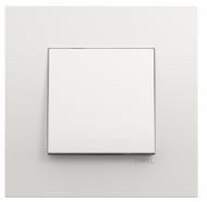 Кнопка звонка кнопочный одноклавишный Efapel Quadro без подсветки белый 4615112 SBR