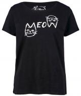 Футболка Mavi MEOW PRINTED TOP 167729-900 р.M чорний