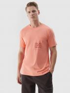 Футболка 4F TSHIRT M1284 / TSHIRT M1284 4FWSS24TTSHM1284-64S р.M розовый Футболка 4F TSHIRT M1284 / TSHIRT M1284 4FWSS24TTSHM1284-64S р.M розовый