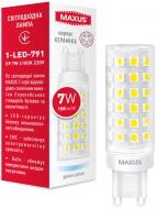 Лампа светодиодная Maxus 7 Вт G9 G9 220 В 4100 К 1-LED-791