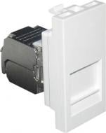 Розетка компьютерная Efapel Quadro RJ45 без крышки белый 4697112 SBR