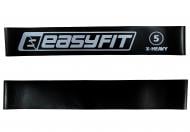 Резинка для фитнеса EasyFit черная #5 20 кг черный