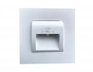 Розетка USB двойная Efapel Quadro Charger type A без крышки белый 4638412 SBR