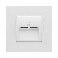 Розетка USB Efapel Quadro Charger type A IP20 белый 4638412 SBR