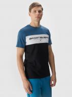 Футболка 4F TSHIRT M1326 / TSHIRT M1326 4FWSS24TTSHM1326-33S р.L синий Футболка 4F TSHIRT M1326 / TSHIRT M1326 4FWSS24TTSHM1326-33S р.L синий