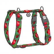 Шлейка анатомическая Waudog Nylon рисунок "Гранаты" XL Ш35 мм A 60-100 см B 70-100 см Шлейка анатомическая Waudog Nylon рисунок "Гранаты" XL Ш35 мм A 60-100 см B 70-100 см