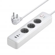 Сетевой фильтр UGREEN Power Strip with Master Switch