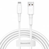 Кабель BASEUS Mini White Lightning Cable 2.4A 1 м білий