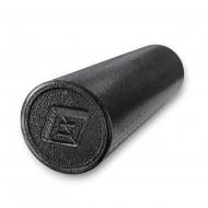 Масажний ролик EasyFit Polyfoam roller 45 см чорний (effm45-b)