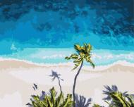 Картина по номерам Побережье Мальдив BS53369 40x50 см Brushme