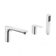 Змішувач для ванни Invena на 3 отвори Dokos хром BW-19-S01