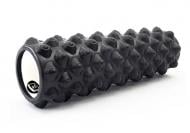 Массажный ролик EasyFit Grid roller extreme 45 см черный (efgr45extbk)