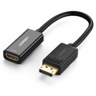 Переходник UGREEN MM137 DisplayPort to HDMI Female Converter 1080P Black (40362) 0,25 м black (40362)