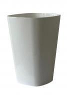 Кашпо для орхідей Оранжерея КАМБРІ 133 мм білий квадратний