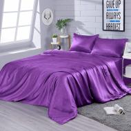 Комплект постельного белья евро Dark Lilac фиолетовый Zastelli