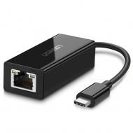 Мережевий адаптер UGREEN US236 USB-C 3.1 GEN1 Male to Gigabit Ethernet Adapter Black (50307)