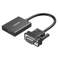 Переходник UGREEN CM513 VGA to HDMI Black (50945) 0,15 м black (50945)