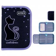 Пенал 621 Catsline 1 відворот KITE чорний