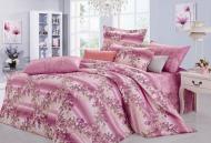 Комплект постельного белья евро SX3455 розовый Zastelli