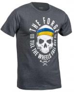 Футболка 5.11 Tactical THE FORGE UKRAINIAN FLAG TEE (лімітована серія) р.S р. S [035] Charcoal Heather