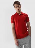 Поло 4F POLO SHIRT M129 / TSHIRT POLO M129 4FWSS24TPTSM129-61S р.S красный