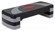 Степ-платформа EasyFit Step-B 3-ступінчаста чорний-сірий