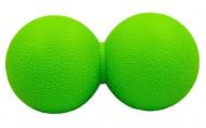 Масажний м'яч EasyFit Tpr 6х12 см подвійний зелений (ef-md12-gr)