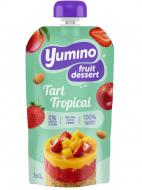 Десерт фруктовый Yumino Tart Tropical с клубникой и миндалем 160 г