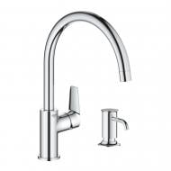 Смеситель для кухни Grohe QuickFix StartEdge 30529001 с дозатором Authentic 40537000 (30529005)