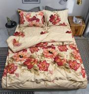 Комплект постельного белья евро 9322 GOLD USA коричневый Zastelli