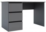 Стіл комп'ютерний Ідея 3Ш L 120x76x60 см графіт/графіт