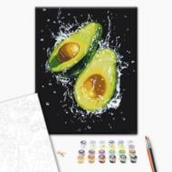 Картина по номерам Свежесть авокадо 40x50 см Brushme