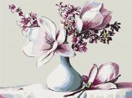 Картина по номерам Букет магнолий RBS303 30x40 см Brushme