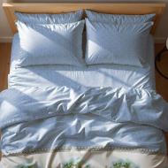 Комплект постельного белья двуспальный 20254 GOLD USA голубой Zastelli