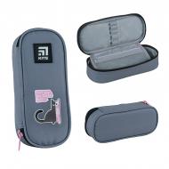 Пенал 599-8 KITE сірий